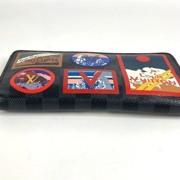 LOUIS VUITTON N60153 DamierGraphite LV Alps Patch Zippy Organizer NM Long wallet - Picture 13 of 15